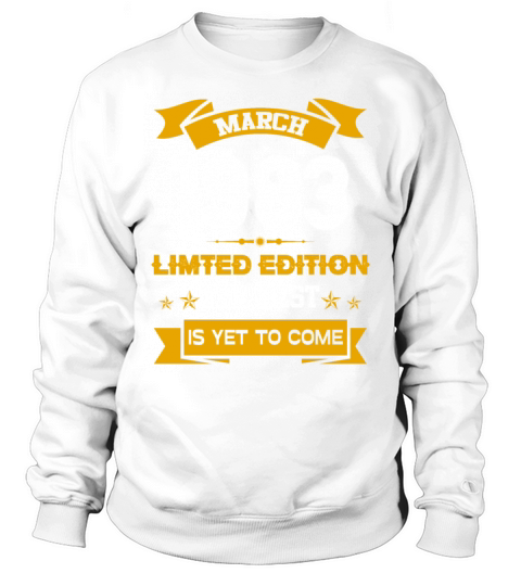 March 1983 Birthday Surprise Sweatshirt Unisex