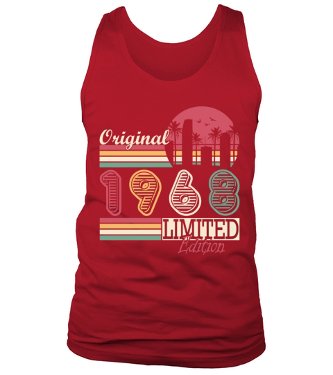 1968 Original Vintage Birthday Gift Tank Top Unisex