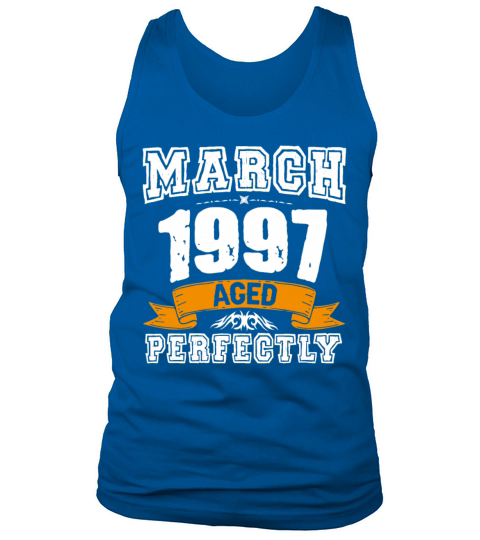 March 1997 Vintage Birthday Present Tank Top Unisex