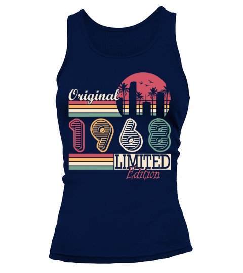 1968 Original Vintage Birthday Gift Tank top Woman