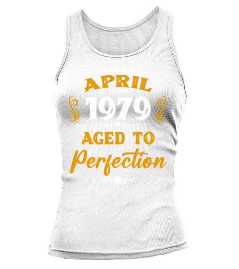 April 1979 Vintage Birthday Present Tank top Woman