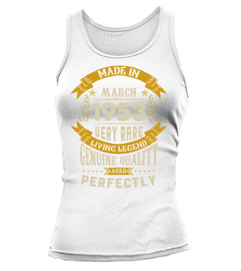 March 1953 Vintage Birthday Present Tank top Woman