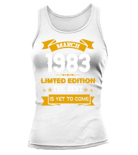 March 1983 Birthday Surprise Tank top Woman