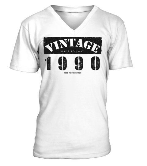 Vintage Classic 1990 33rd Birthday - 33 Years Old V-Neck T-shirt