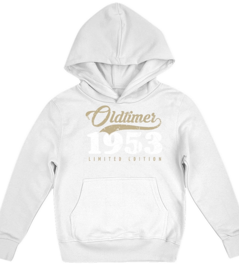 70th Birthday Vintage 1953 Kids Hoodie