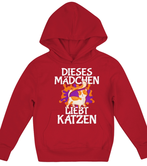 Cat German Quote Kids Hoodie