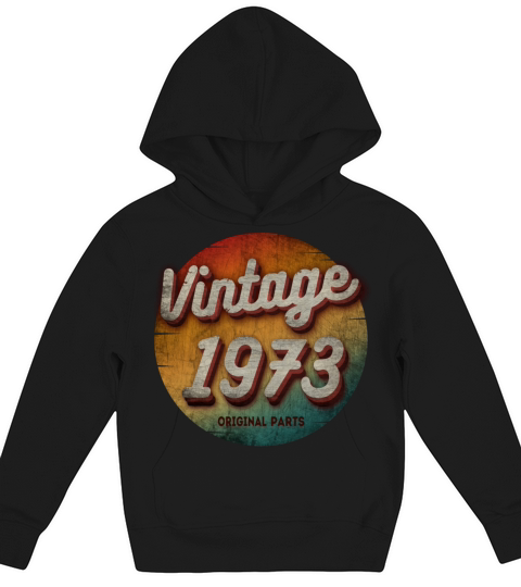 VINTAGE 1973 ORIGINAL PARTS Kids Hoodie