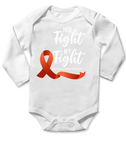 Her Fight is My Fight Long Sleeve Baby One-Piece