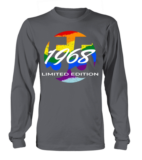 55th birthday men women 55 years 1968 vintage Long sleeved Unisex