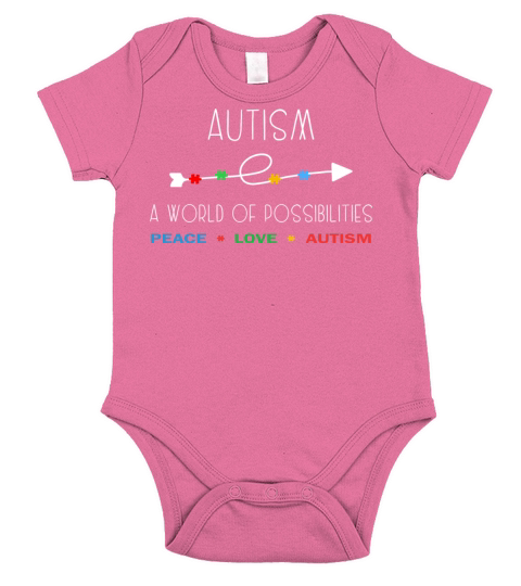 Autism A World of Possibilities Short Sleeve Baby One-Piece
