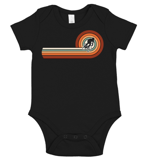 Cycling Sunset Fans Quote Short Sleeve Baby One-Piece