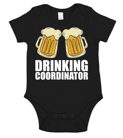 Drinking Coordinator Short Sleeve Baby One-Piece