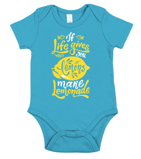 When Life Gives You Lemons Make Lemonade Giftwhen Short Sleeve Baby One-Piece