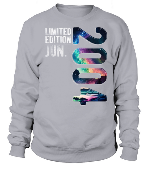 Limited Edition 2004 June Birthday Polar Lights Sweatshirt Unisex