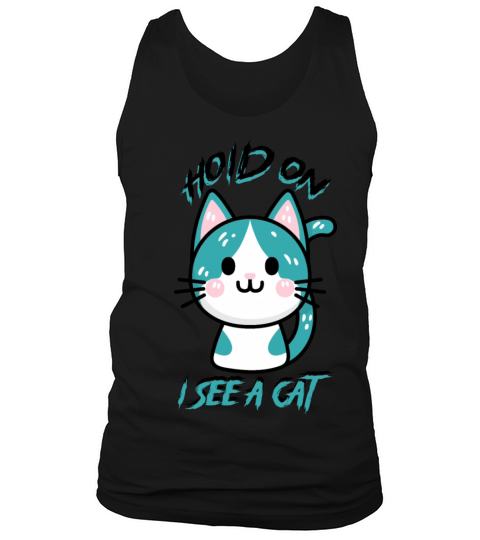 Hold On I See A Cat Vintage Cat Mom Kitten Tank Top Unisex