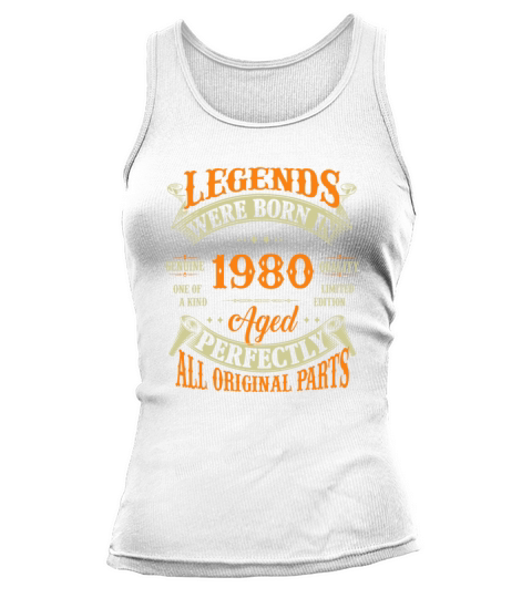 42nd Birthday Vintage Legends Born In 1980 42 Year Tank top Woman