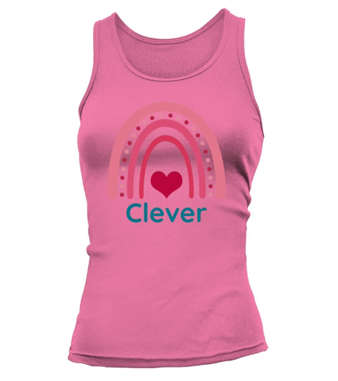 Clever Viva Magenta Boho Rainbow Tank top Woman