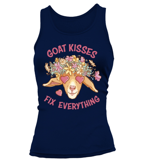 Spreading Love Laughter Goat Kisses Fix Everything Tank top Woman