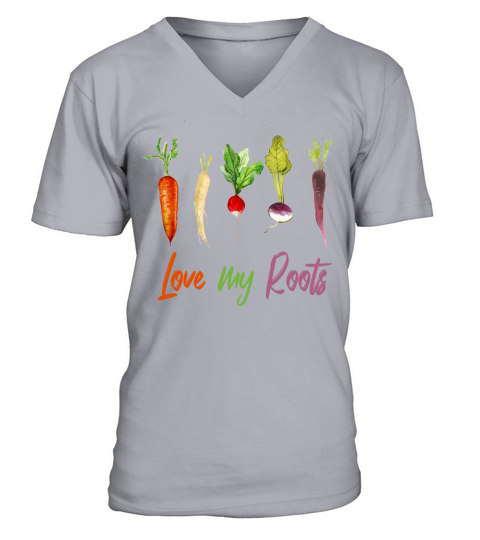 Aesthetics Gifts love my root plants positive Tee V-Neck T-shirt