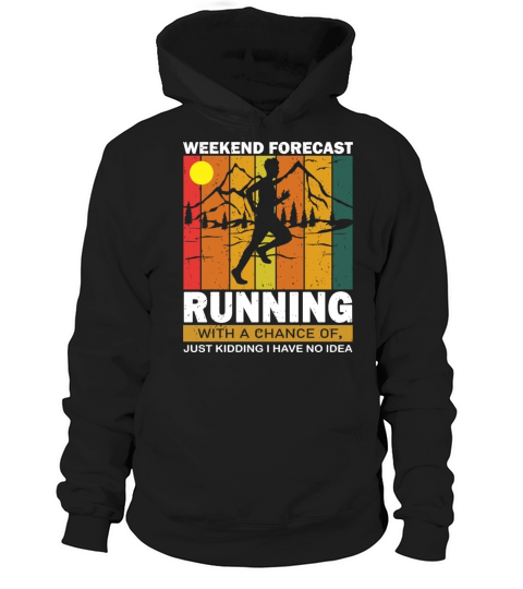 Retro Running Outdoors Funny Quote Hoodie Unisex