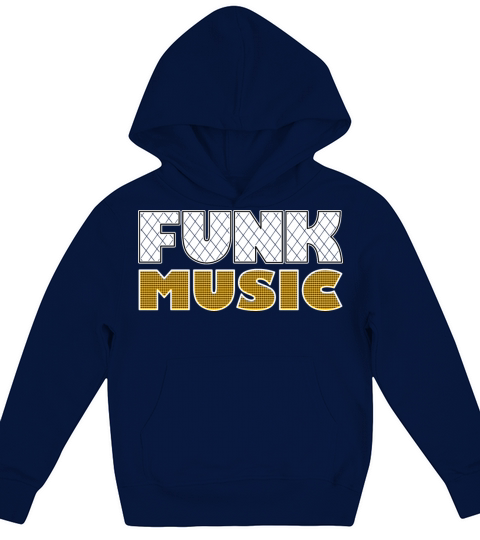 Funk Music Vintage Kids Hoodie