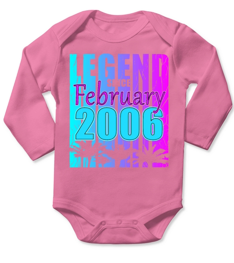 2006 born Legend February Vintage Long Sleeve Baby One-Piece