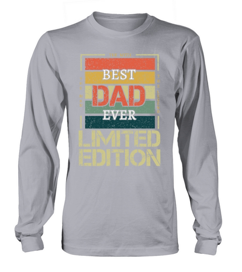 Best Dad Man Myth Legend Retro Vintage Fathers Day Long sleeved Unisex