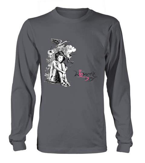 Womens day 8March Long sleeved Unisex