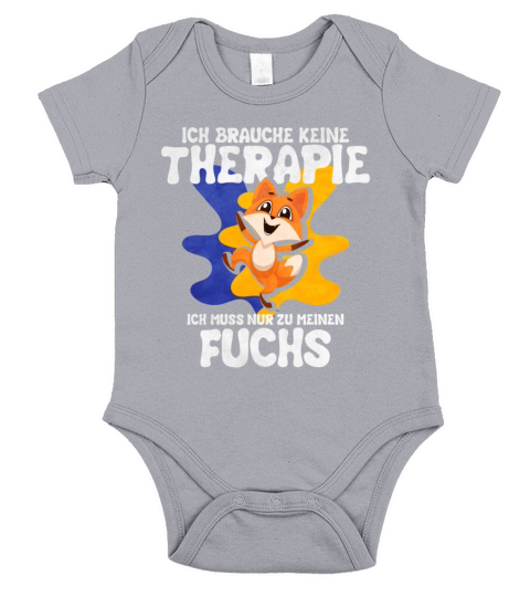Fox German Quote Short Sleeve Baby One-Piece