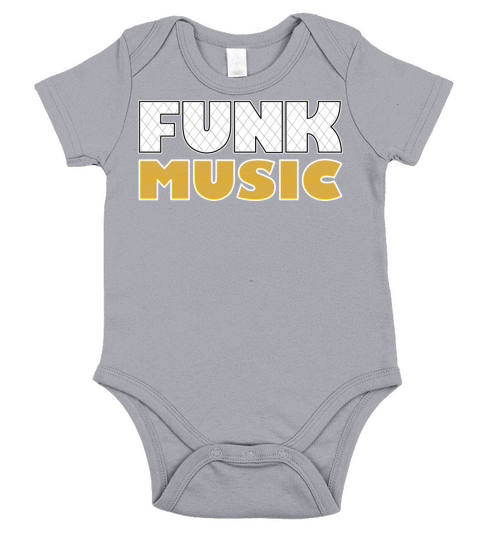 Funk Music Vintage Short Sleeve Baby One-Piece