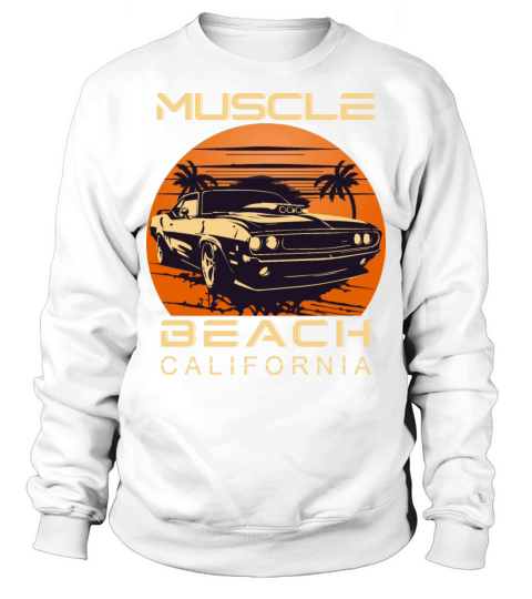 Vintage Muscle Beach California Sweatshirt Unisex