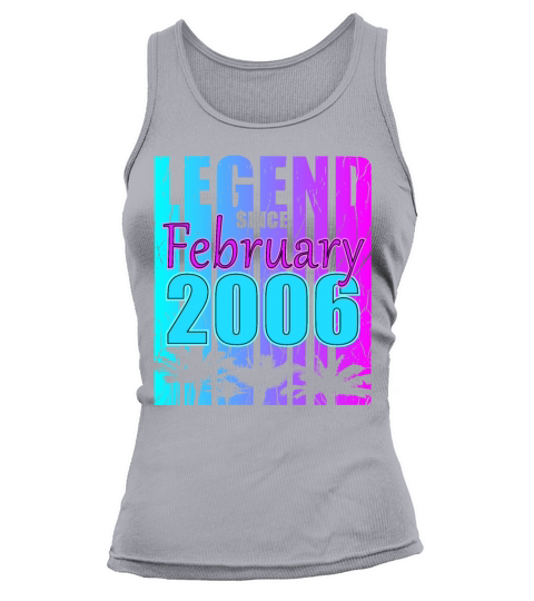 2006 born Legend February Vintage Tank top Woman