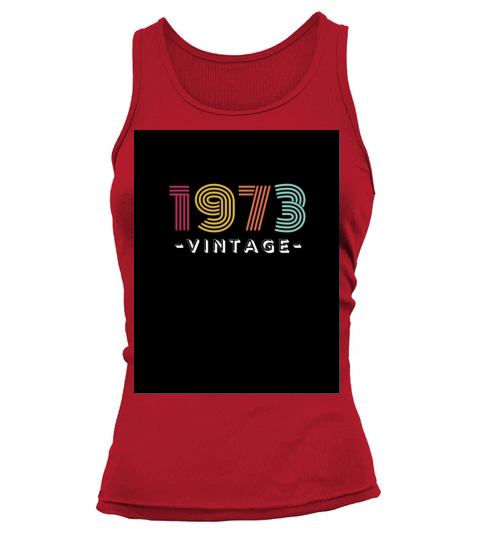 Neon Rainbow Retro Birthday Year Vintage T Shirt Tank top Woman