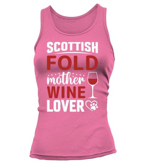 Scottish Fold Mother Wine Lover Tank top Woman