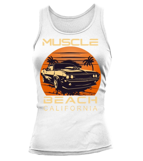 Vintage Muscle Beach California Tank top Woman