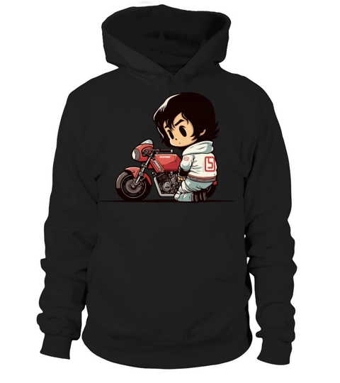 Motorcycle Boy Hoodie Unisex