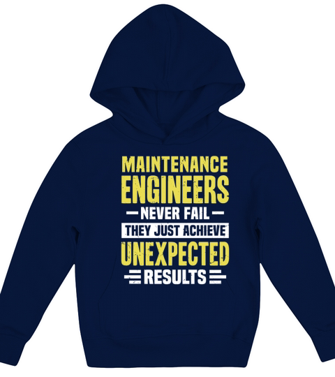 Maintenance Engineer Engineering Funny Design Neve Kids Hoodie