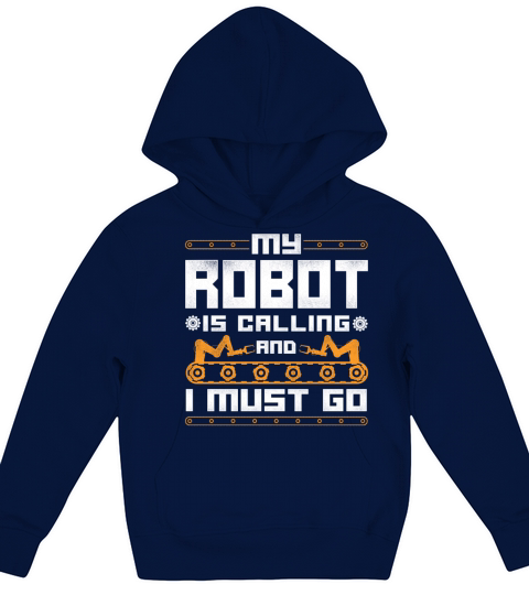 Robot Robotics Engineer Vintage My Kids Hoodie