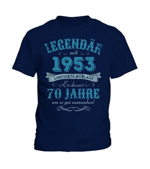 70th Birthday Vintage 1953 Kids T-Shirt