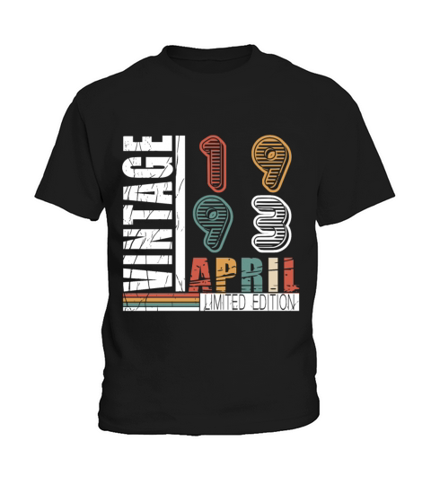 April 1993 vintage birthday gift Kids T-Shirt