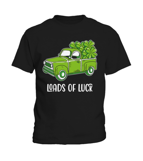 Loads Of Luck Vintage St Patricks Day Truck Kids T-Shirt