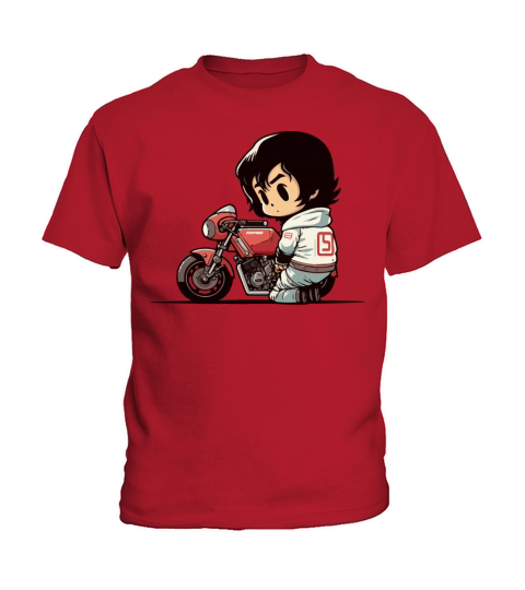 Motorcycle Boy Kids T-Shirt