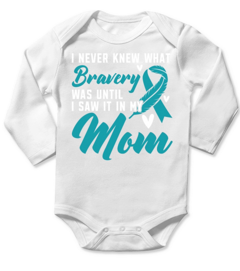 Cervical Cancer Support Cervical Cancer Awareness Long Sleeve Baby One-Piece