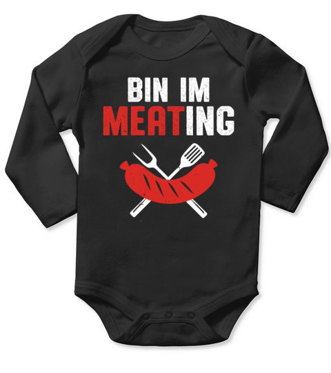 Funny german quote Meat Job Long Sleeve Baby One-Piece