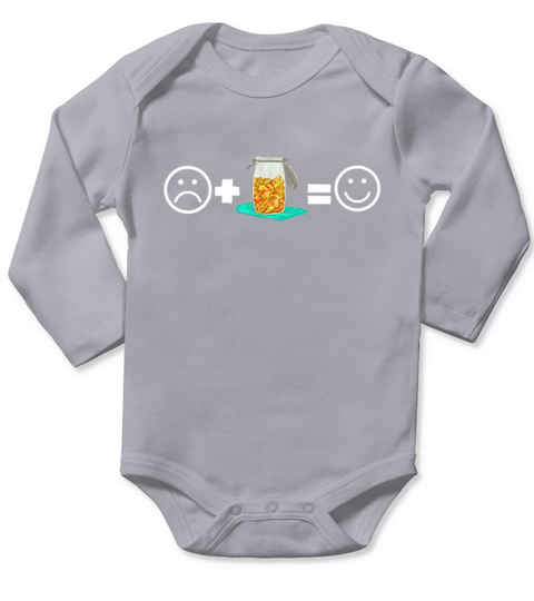 KBBQ Korean BBQ Kimchi Ramen Long Sleeve Baby One-Piece