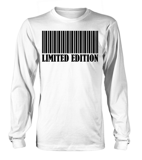 barcode limited edition Long sleeved Unisex