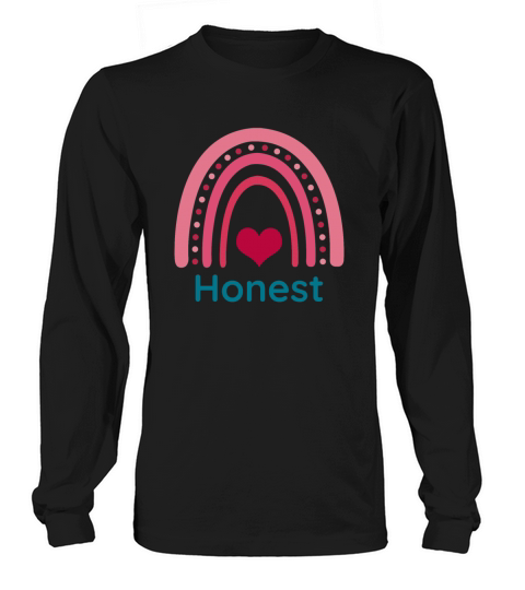 Honest Viva Magenta Boho Rainbow Long sleeved Unisex