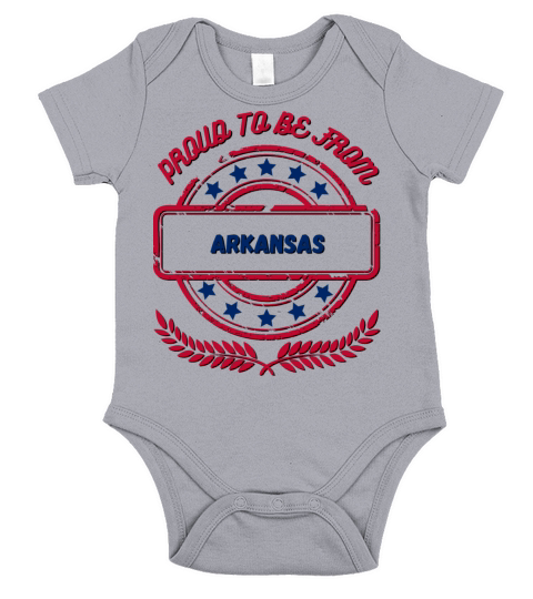 Arkansas Short Sleeve Baby One-Piece