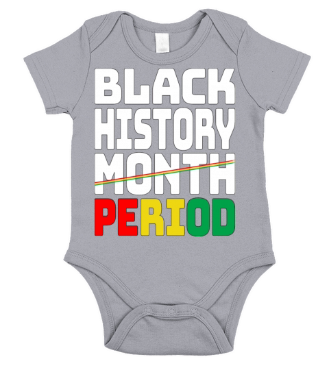 Black History Month Period Melanin African Short Sleeve Baby One-Piece