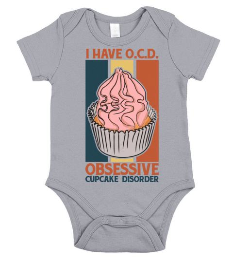 Obsessive Cupcake Short Sleeve Baby One-Piece